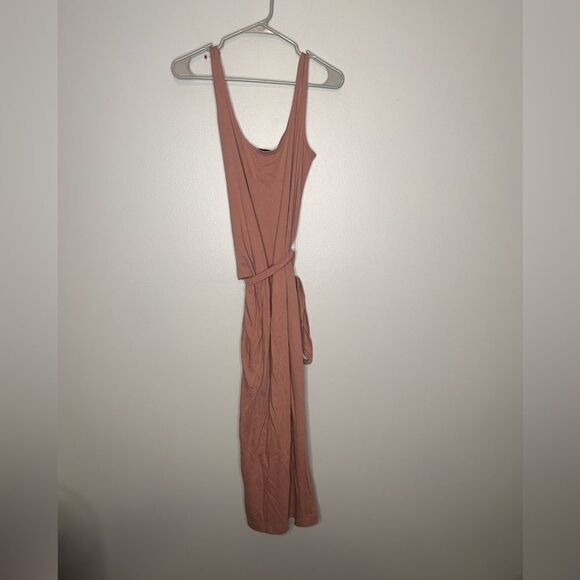 VINCE Pima Cotton Tank Wrap Dress - Picture 4 of 4